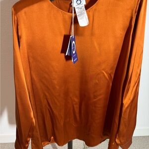 Marina Rinaldi Orange Blouse